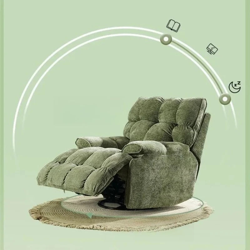 Electric Recliner Chair First-Class Cloud Single Sofa Living Room Multifunctional Lazy Lounge Swivel Recliner Sitting Sleeping