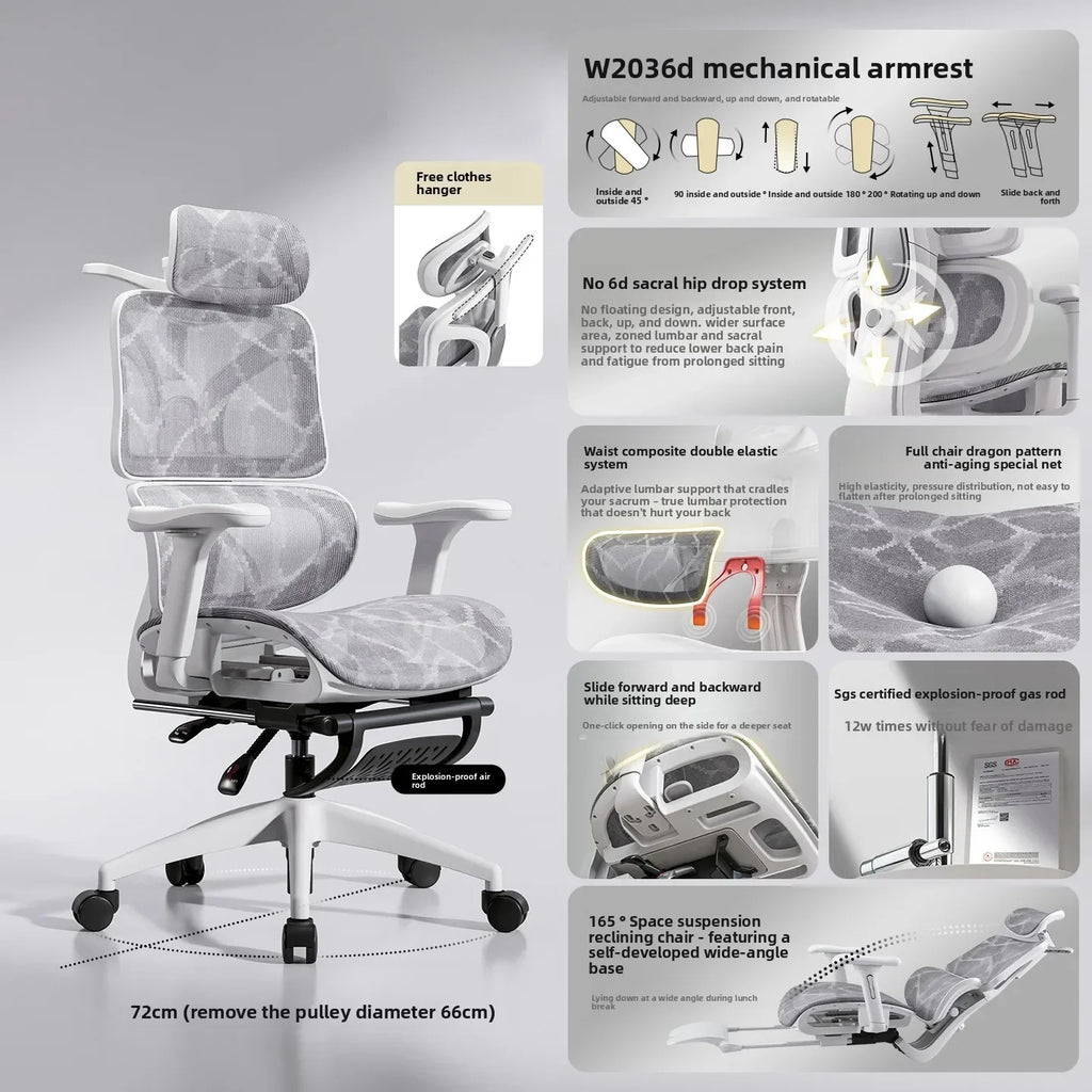 Stable New Ergonomic chair, computer chair, reclining comfort, gaming chair, office chair, reclining seat