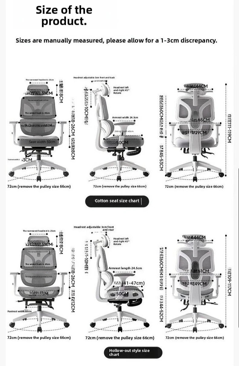 Multi-functional New Anji Yucai Ergonomic Chair Computer Chair Recumbable Gaming Chair Office Chair