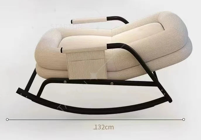 Living Room Bedroom Leisure Single Recliner Sofa Rocking Chair Balcony Leisure Chair House Hold  Chair Lazy Sofa