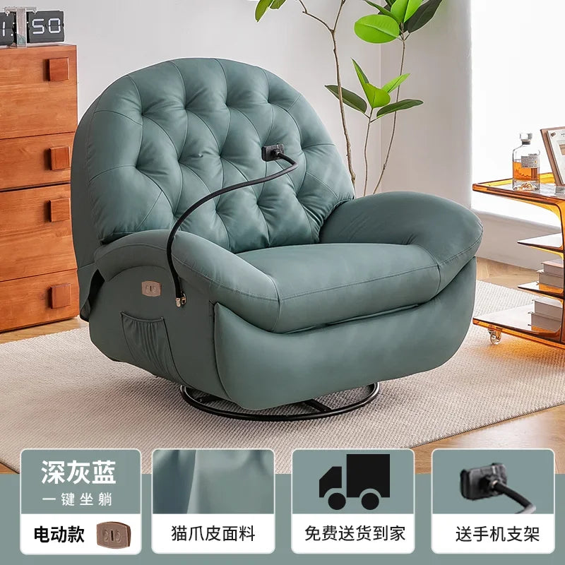 Massage Double Heating Sofa Rocking USB Mobile Phone Bracket Sofa Chair Lounges Single Modern Canape Salon Living Room Furniture
