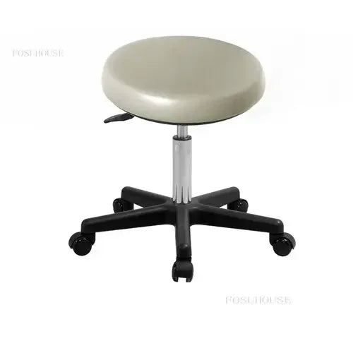 Modern Minimalist Barber Chair Dentist Backrest Stool Liftable Bar Swivel Chairs Beauty Salon Special Beauty Pulley Stool Q