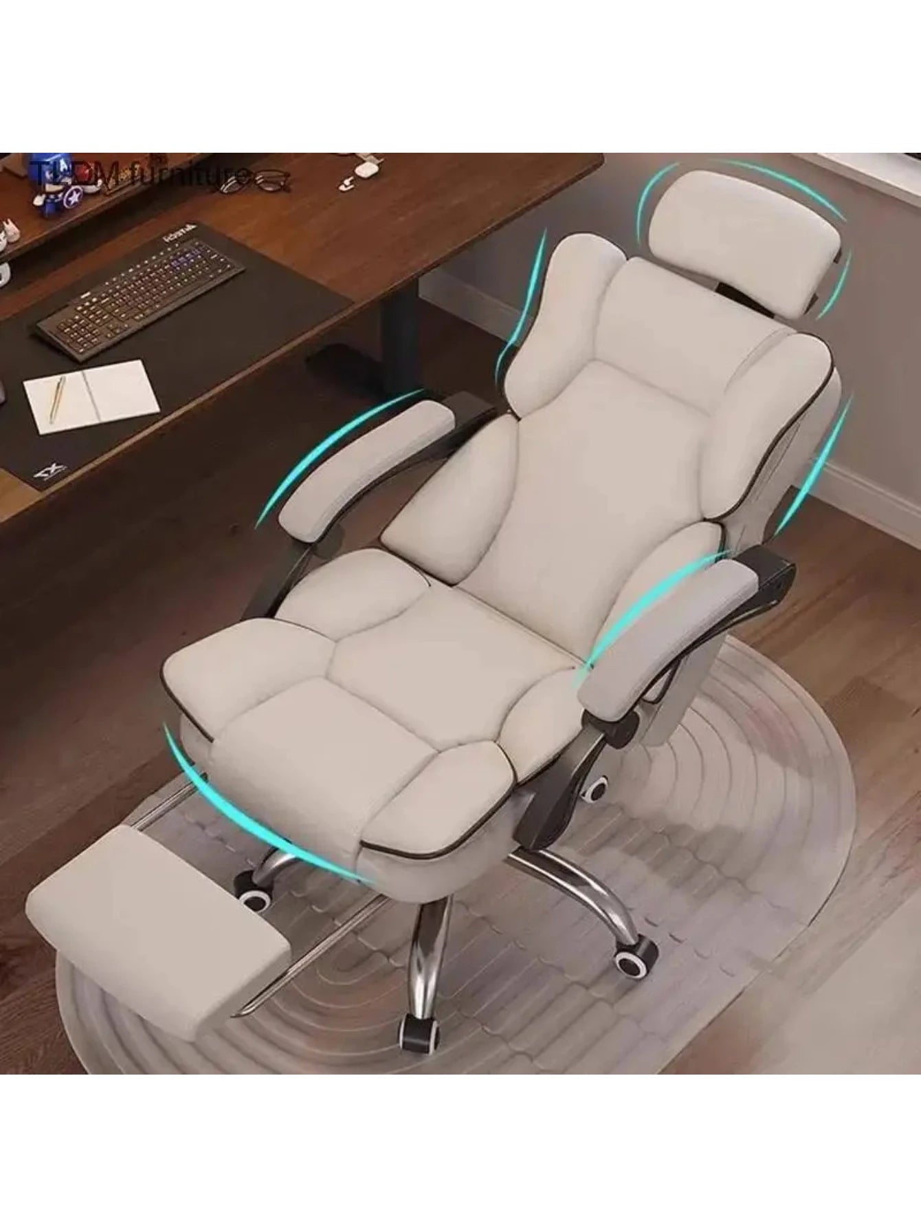 Footrest Support Living Room Computer Chair Comfortable Cushion Office Chair  Recliner Swivel Chaise De Bureaux Furniture