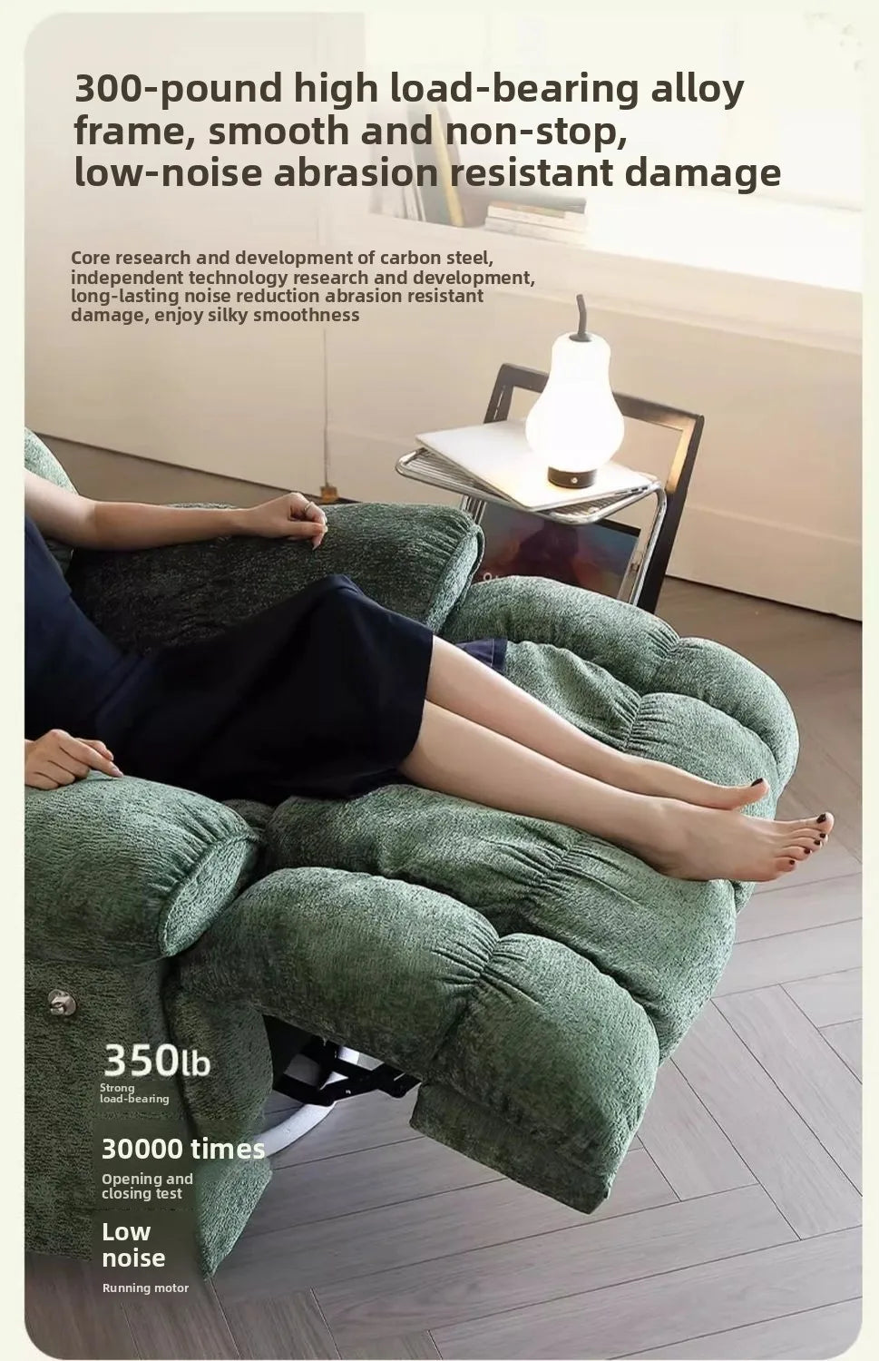 Electric Recliner Chair First-Class Cloud Single Sofa Living Room Multifunctional Lazy Lounge Swivel Recliner Sitting Sleeping