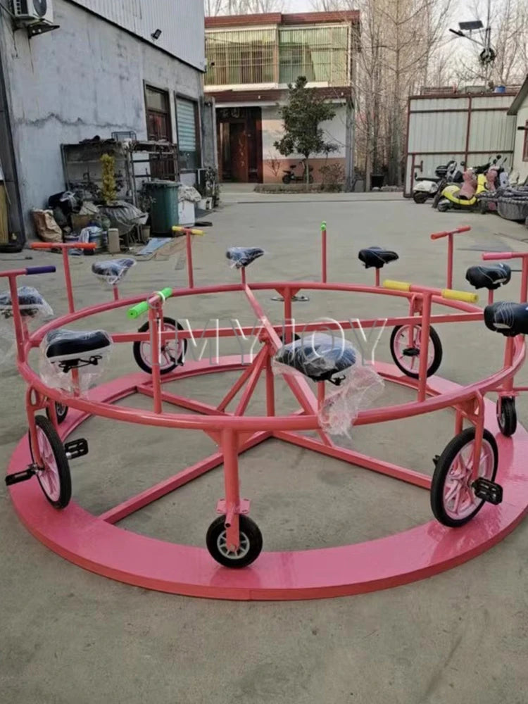 Outdoor amusement game park commercial 360 degree rotating bicycle bicycle game