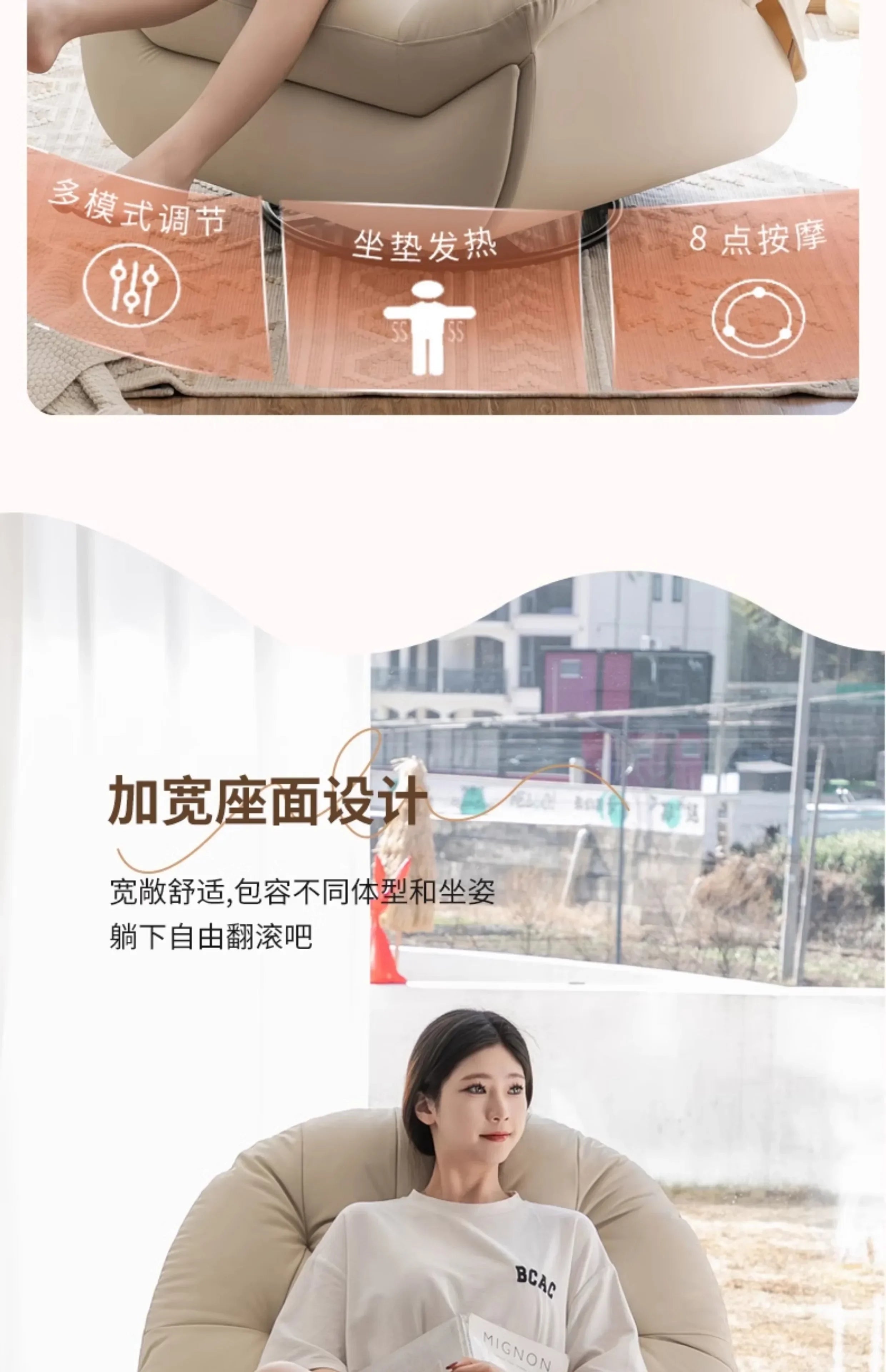 Foldable Floor Living Room Chairs Lounge Recliner Luxury Living Room Chairs Comfortable Relax Sillas De Comedor Home Furniture