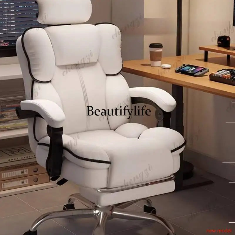 A68Designer Upgrade Office Chair Nordic Modern Swivel Oversized Ergonomic Computer Chair Comfortable Cadeira Office Furniture