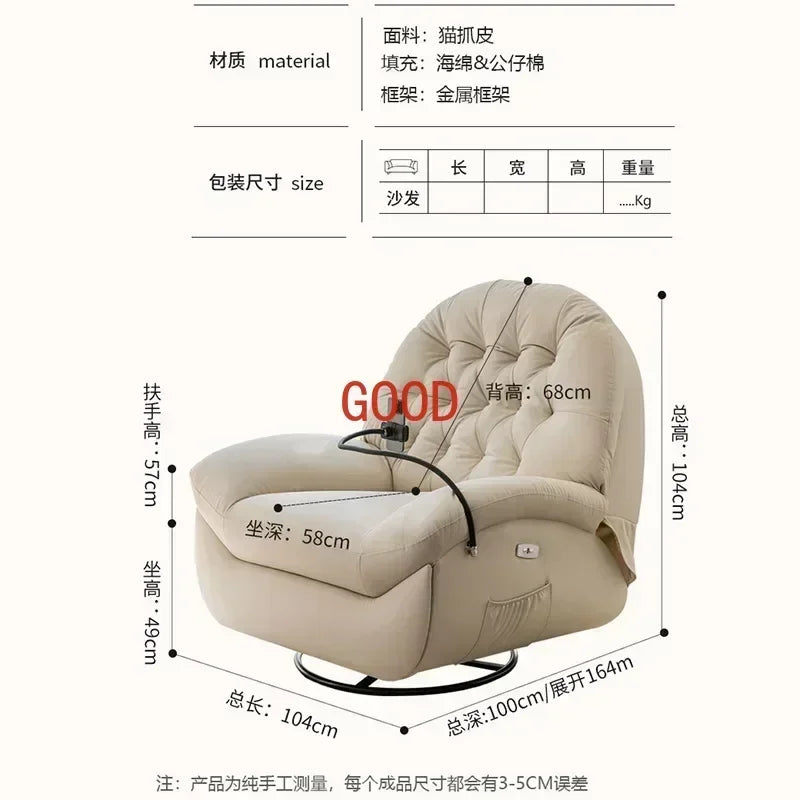 Foldable Floor Living Room Chairs Lounge Recliner Luxury Living Room Chairs Comfortable Relax Sillas De Comedor Home Furniture