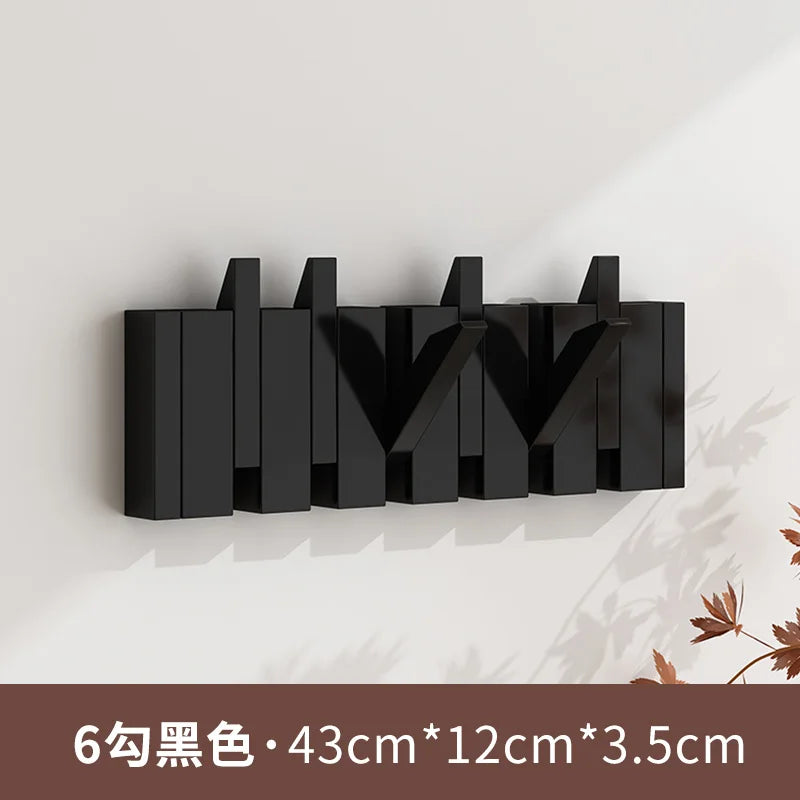 Piano Key Coat Racks Solid Wood Clothes Hanger Bedroom Entrance Wall Hanging Coat Rack Household Hat Bag Collection Furniture