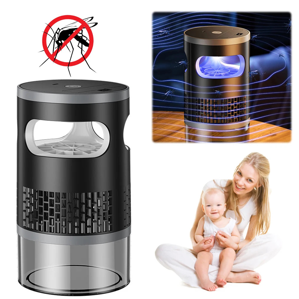 Zapper Outdoor Rechargeable Mosquito Killer Lamp with LED Night Light Electric Fly Traps for Outside Patio Backyard Garden