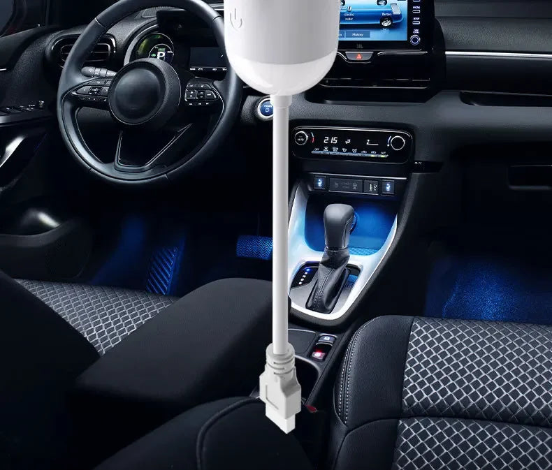 USB Star Projector Night Light Romantic Nebula Atmosphere Lamp for Car Interior Home Bedroom Decor USB Charging