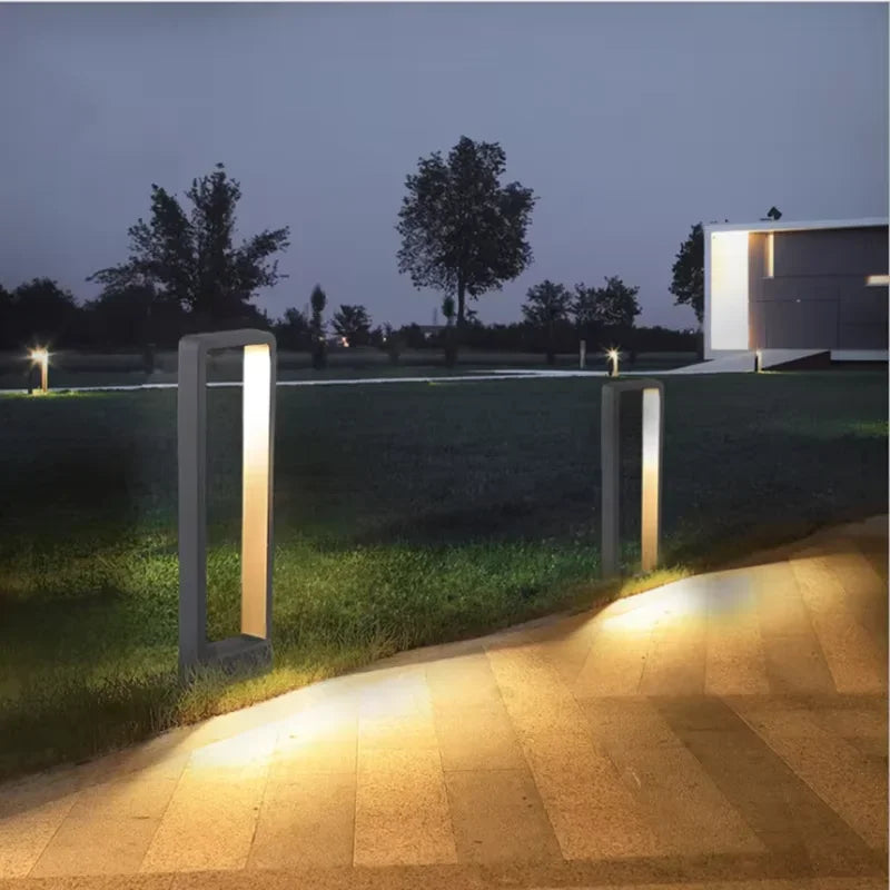 LED Outdoor Door Type Lawn Light Luxury Courtyard Light Waterproof Lawn Light Modern Landscape High Protection Column Light