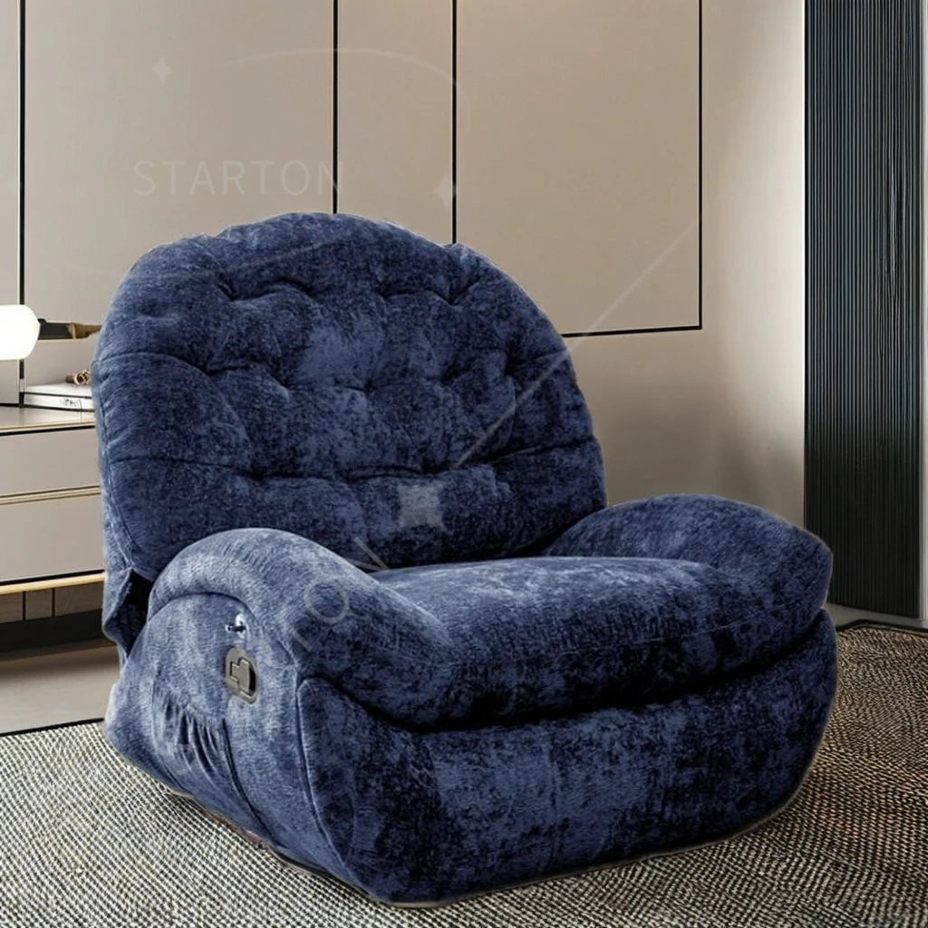 Electric Swing Eggshell Rocking Chair Single Sofa Adult Lying Lazy Living Room Rotating Rocker Reading Relaxing