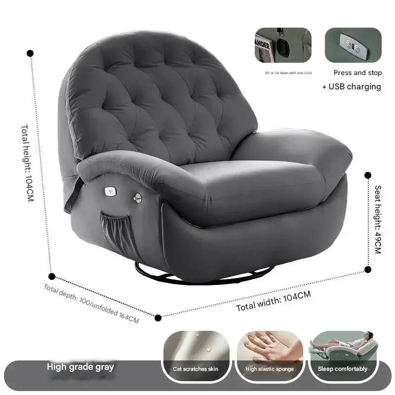 Designer Relax Massage Living Room Chairs Balcony Reading Swivel Comfortable Massage Ergonomic Fauteuil Lounge Suite Furniture