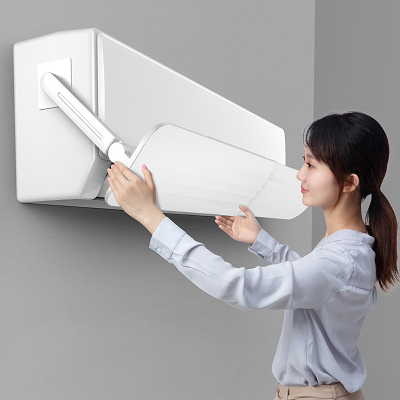 Adjustable Air Conditioner Deflector Telescopic Windshield Confinement Air Deflector  Windshield Dust Cover for Home