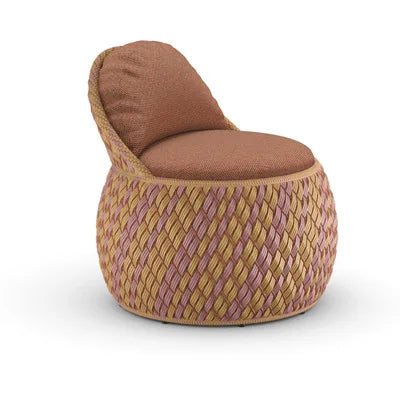 Nordic PE Rattan Woven Beach Chairs Terrace Garden Outdoor Chairs Light Luxury High-end Outdoor Furniture Patio Leisure Chair