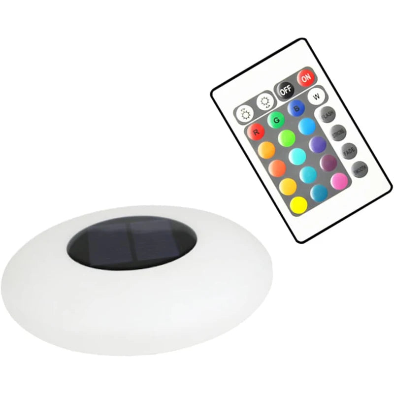 Waterproof Solar Swimming Pool Lights, Glowing Float, Outdoor Lighting, Pond, Garden Lamp Ball, 16 Colors, D25 cm, IP68