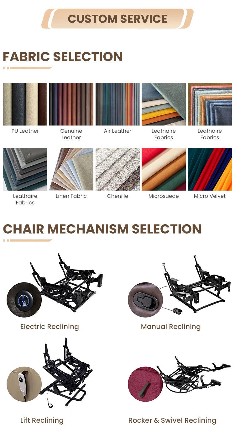 Newest Design Multifunctional Office Powered Massage Recliner Sofa Chair With Foot Rest