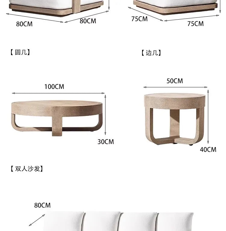 Outdoor sofa rattan woven designer creative sample Nordic board house rattan chair garden terrace furniture