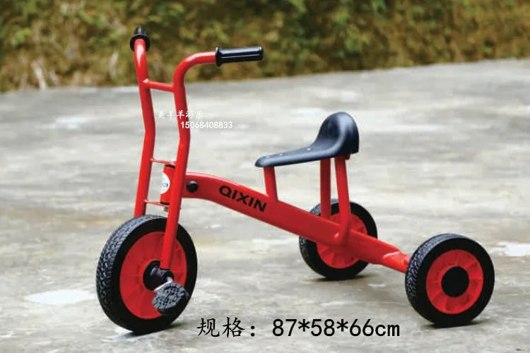 Tricycles, children's two person bicycles, outdoor twin bicycles, three person bicycles, multiple person rotating carts