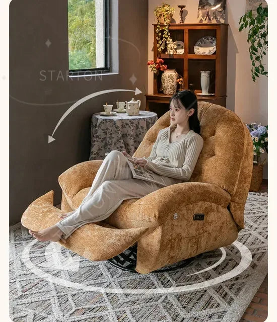 Replica Heating Usb Sofa,Luxury Elegant Rotatable Voice,Control Single Small Chaise,Couch Lounge Nordic Muebles Trendy Furniture