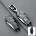 Alloy Leather Car Smart Remote Key Case Cover Emblem Accessories For BYD Song Pro Tang Dmi QIn PLUS MAX Yuan EV Dolphin Seagull