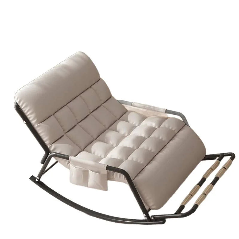 Reclining chair rocking chair adult sit and sleep dual-purpose new double lunch break balcony home leisure lazy sofa