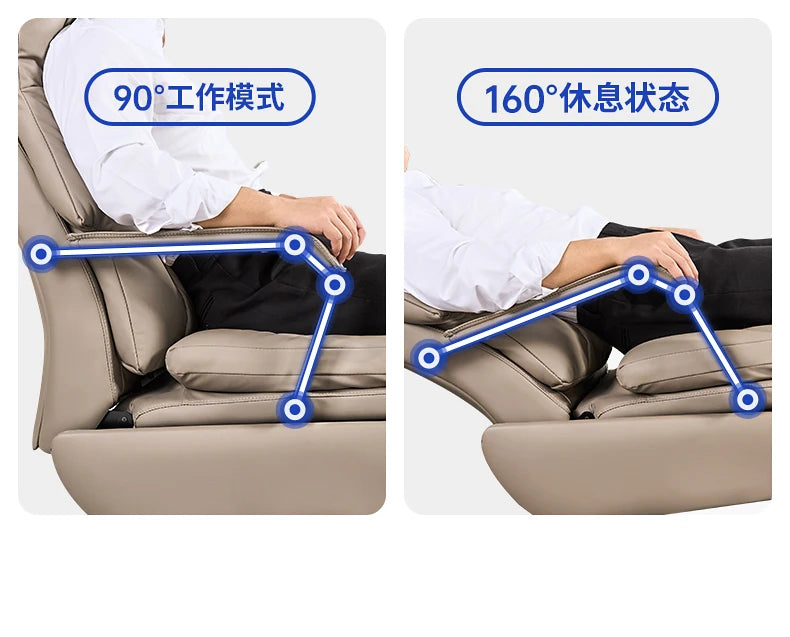 Luxurious Boss Office Chairs Armchair Relaxing Comfort Modern Office Chairs Recliner Sedentary Office Furniture Bureaustoel LLOC