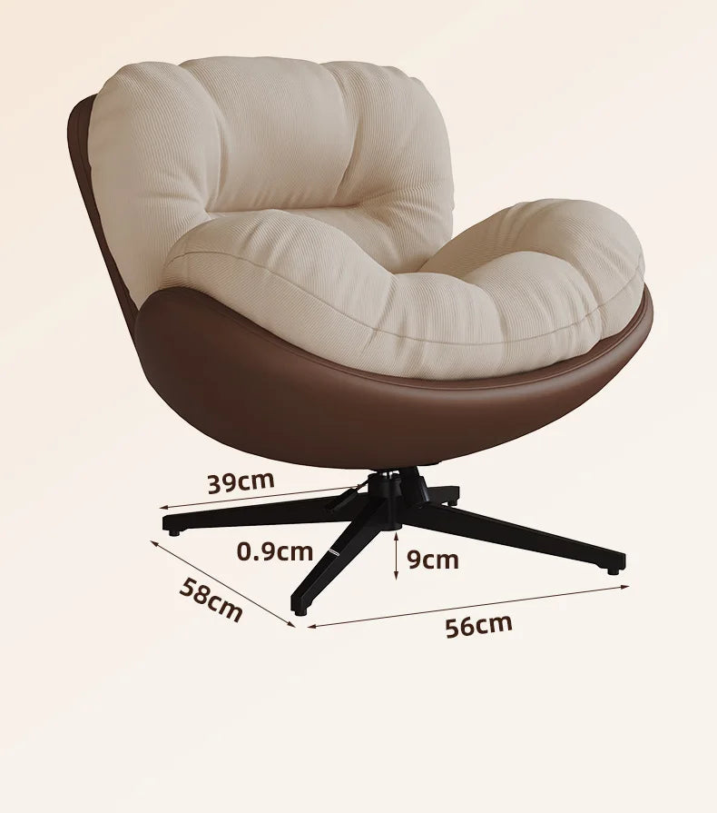 Eggshell Rocking Chair Lazy Sofa Reclining Chair Adult Sleeping Balcony Home Leisure Chair Single Living Room Lazy Chair