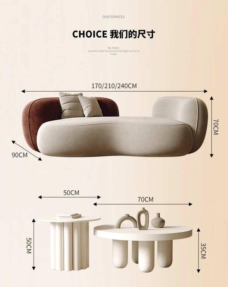 Modern home Luxury Living Room Furniture Sofa Set Floor Lazy Accents Designer Recliner Daybed Sectional Puff Sofa Corner Muebles