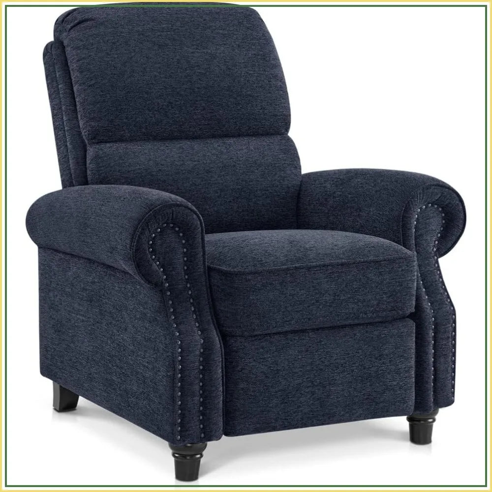 Oversized Push Back Recliner Chair 3-Position Manual Recliner for Living Room