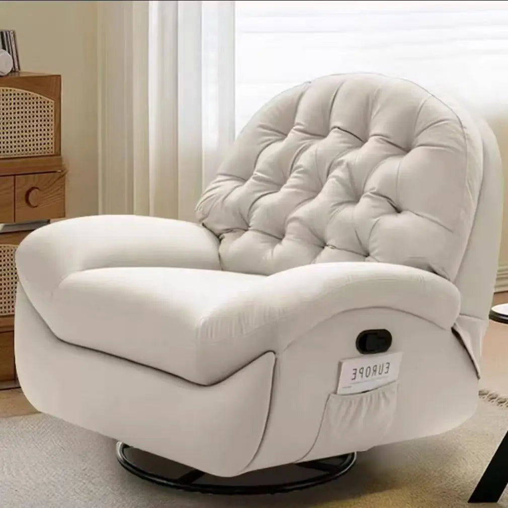 Lazy sofa sleepable and reclining living room bedroom sofa recliner multi-functional rotatable small  single sofa