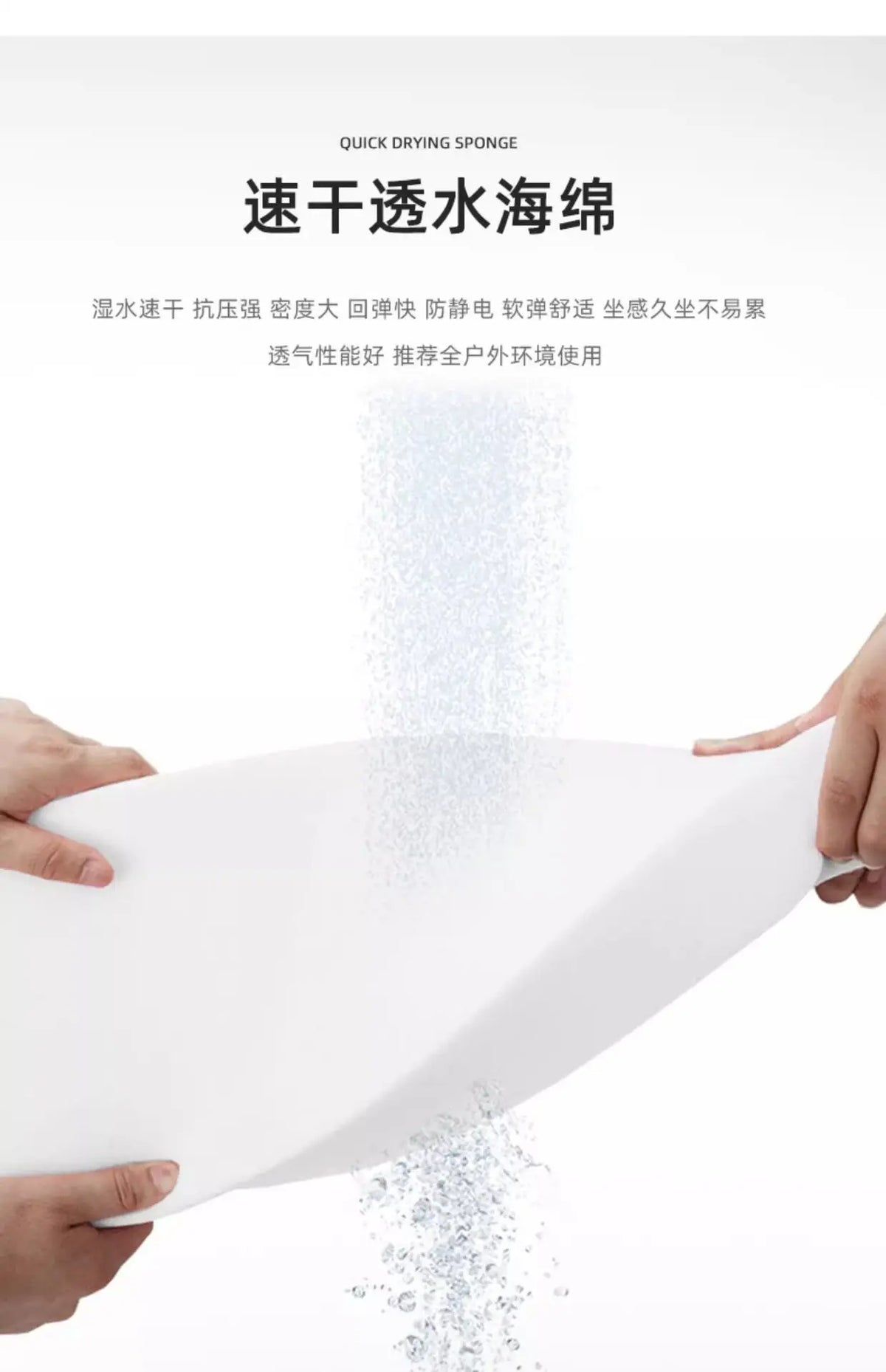 For Outdoor Solid Wood Sofa Waterproof Sun Protection Anti-Corrosion Garden Courtyard Villa Patio Furniture Durable