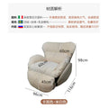N Retro Electric Single Sofa Chair Designer French Lazy Sofa Balcony Living Room Function Rotating Recliner