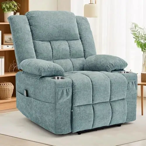 Recliner Chair,Rocking Chair with Massage and Heat,360° Swivel Recliner Chairs for Adults,for Bedroom,Nursery,Living Room Chairs