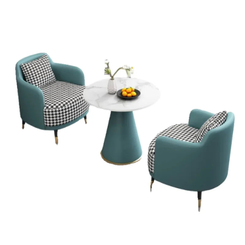 Business reception sofa, light luxury modern minimalist design, suitable for reception, sales office, office, balcony, leisure a