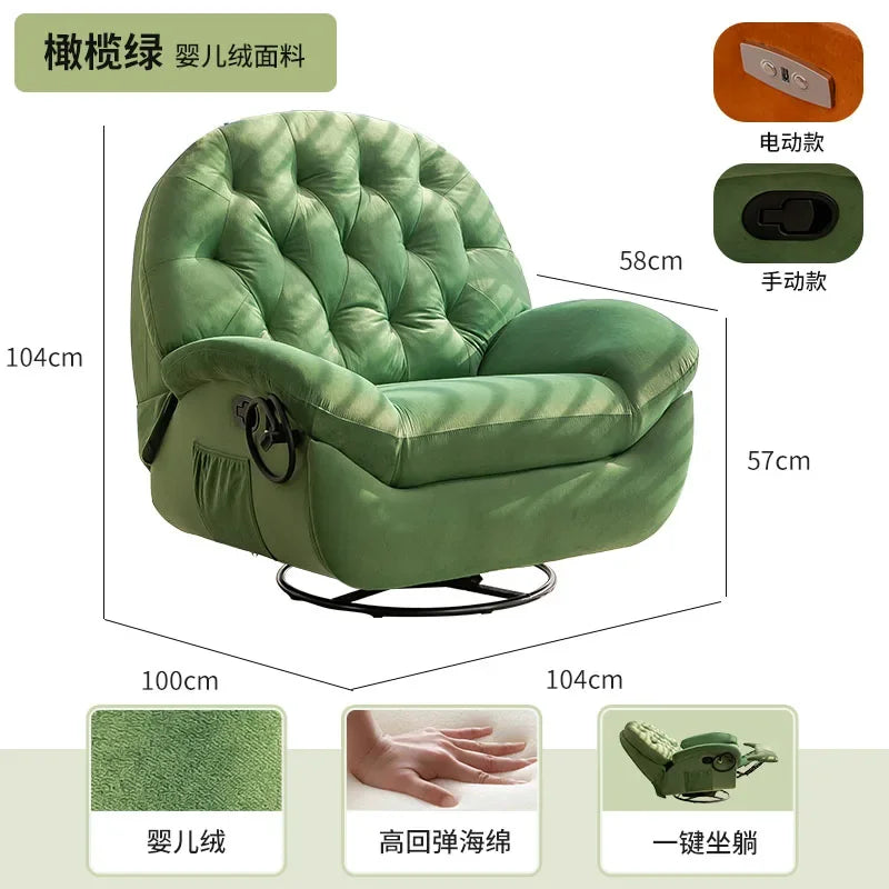 Massage Double Heating Sofa Rocking USB Mobile Phone Bracket Sofa Chair Lounges Single Modern Canape Salon Living Room Furniture