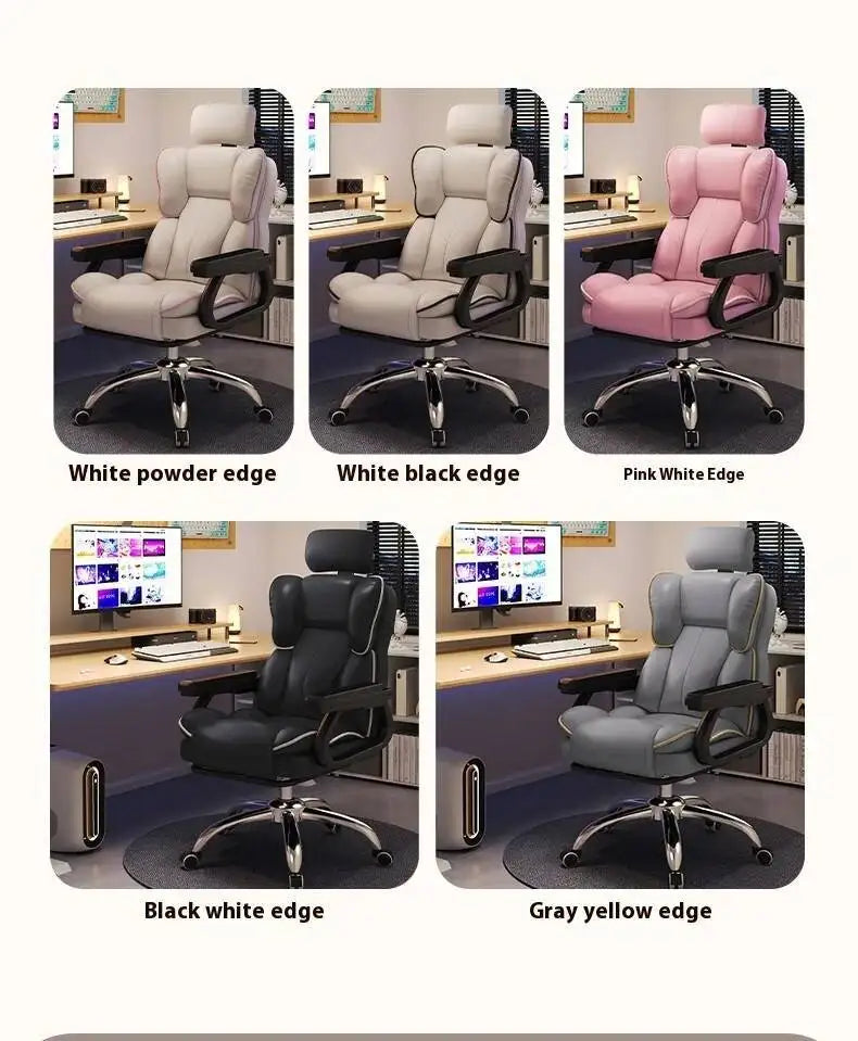 Comfortable Gamer Pc Vanity Game Bedroom Gamming Chair Office Height Swivel Meeting Adjustable Bureau Meuble Office furniture