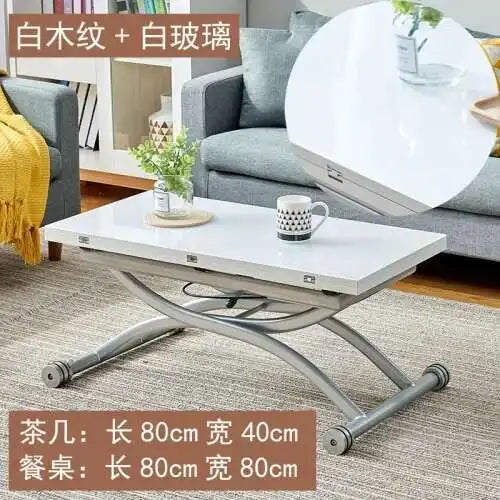 Small White Coffee Tables Nordic Design Rectangular Coffee Tables Bedroom Minimalist Mesas Table Basse Pour Salon Home Furniture
