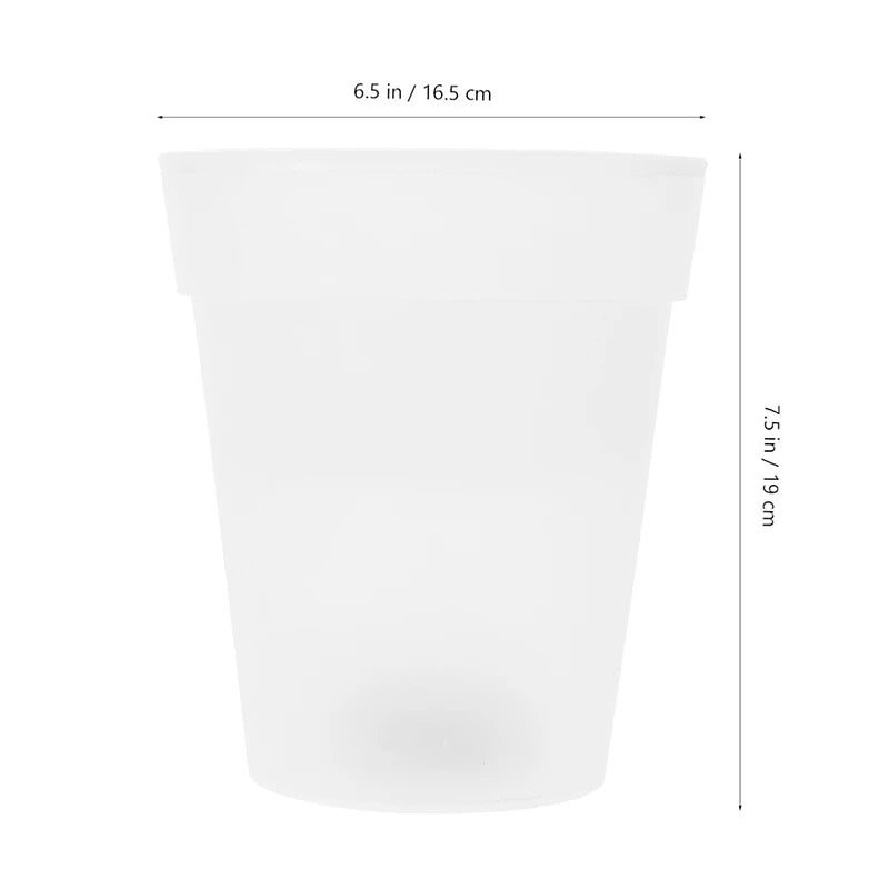 Outdoor Solar LED Flower Pot Light Glowing Planter Pot Light Light Up Plant Pot Artificial Bucket for Flowerpot Light Vase Decor