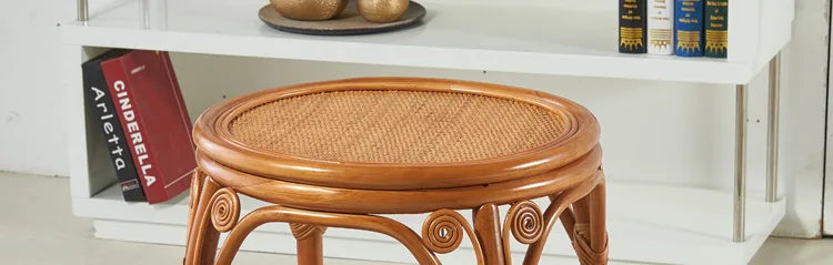 Rattan chair, rocking chair for the elderly, rocking chair for the lazy on the balcony, reclining chair, nap chair