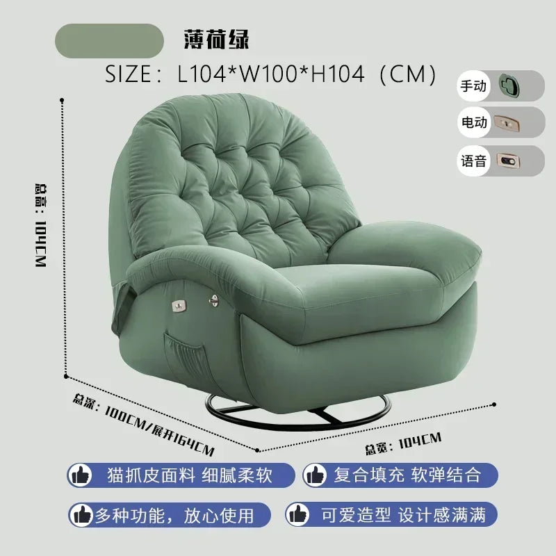 Foldable Floor Living Room Chairs Lounge Recliner Luxury Living Room Chairs Comfortable Relax Sillas De Comedor Home Furniture