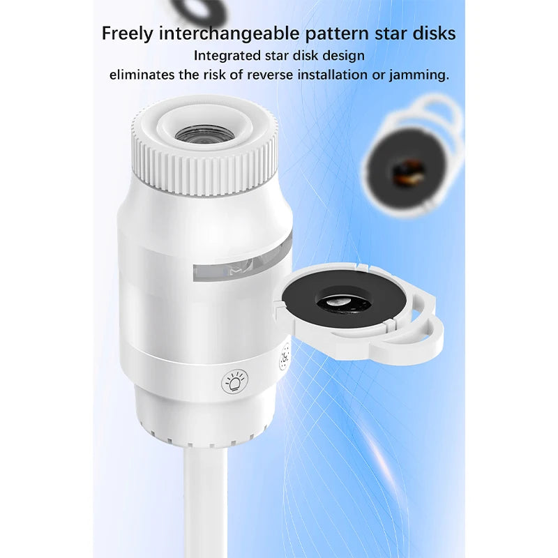 2-in-1 USB Galaxy Star Sky Projector Night Light 360° Adjustable Brightness Nebula Star Projector Lamp For Car Bedroom Xmas Gift