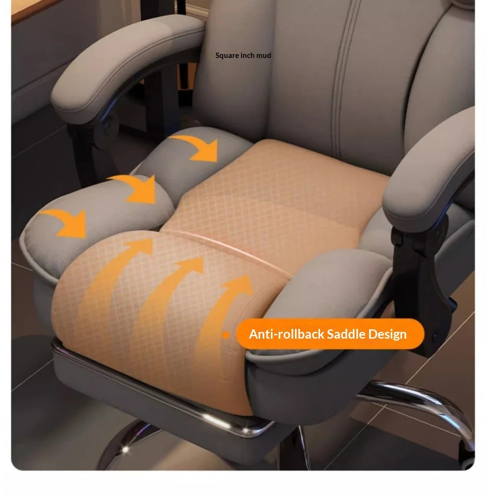 Ergonomic Office Chair Gaming Computer Desk Chair Adjustable Lumbar Swivel Headrest Breathable Mesh High Back Home Cadeira