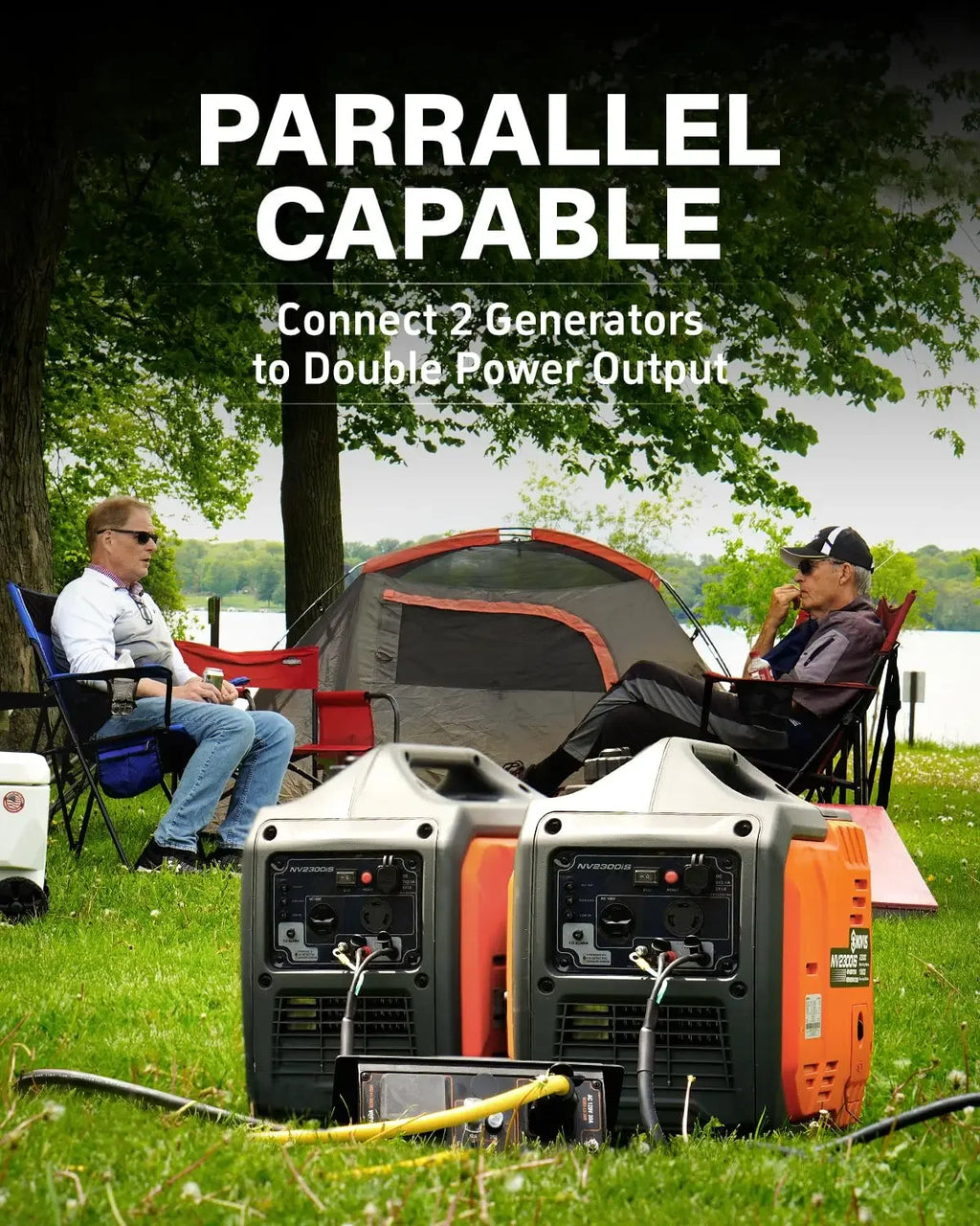 Customized Portable Inverter Generator, Super Quiet Gas Generator, Stable Small Generators for Camping, Home and RV, Customized