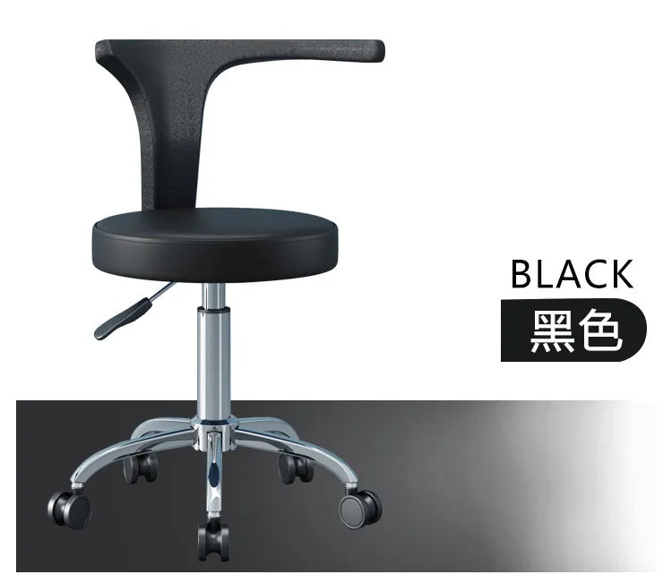 Professional Multifunctional Dental Chair 360°Swivel Adjustable Patient Seat with Soft Padding,Reclining Backrest for Clinic Use