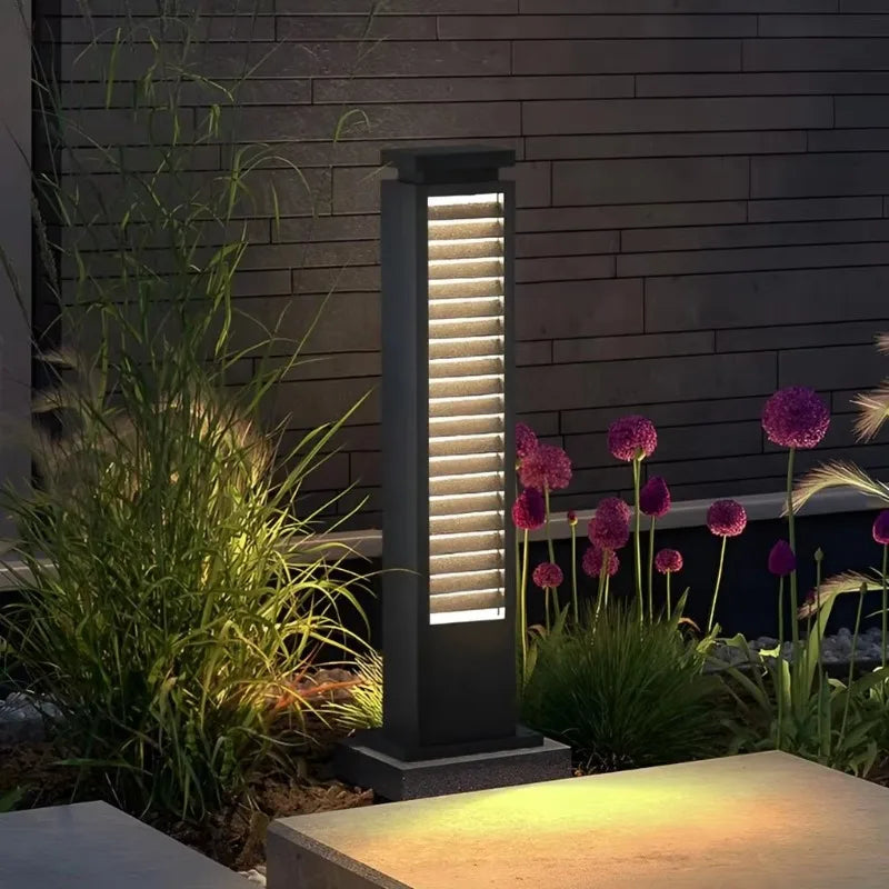 10W Warm White Light Emitting Diode Garden Light IP54 Waterproof and Rust-proof Modern Path Light Stainless Steel Outdoor