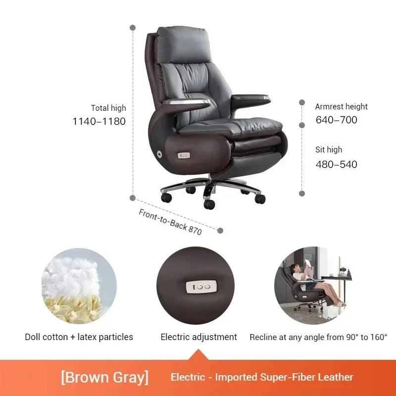 Recliner Boss Office Chairs Computer Armchair Ergonomic Relaxing Office Chairs Modern Multifunction Office Furniture Sillas LLOC