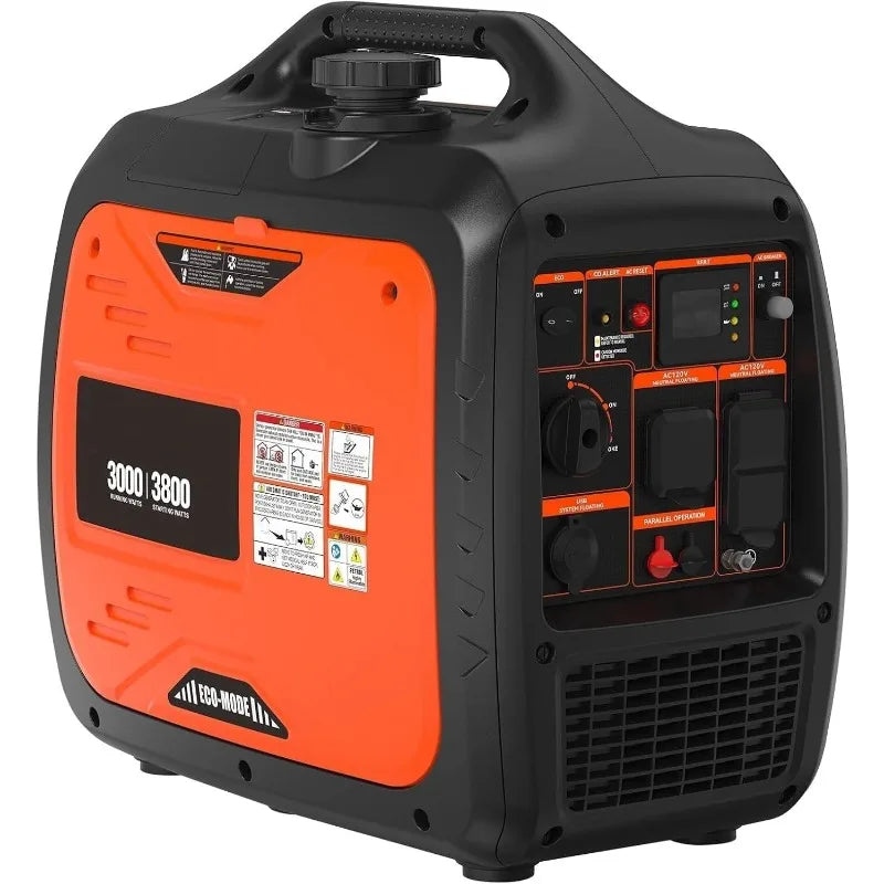 Customized 3800W Lightweight Portable Inverter Generator with Clean Power for Home, Camping, RV, Tailgating & Emergencies