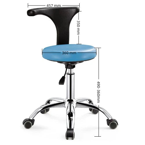 Manual Power Supply Chair Dentist Cosmetic Chair Lift Doctor and Nurse Assistant Chair